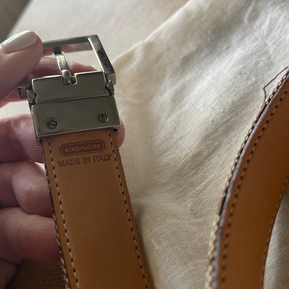 AUTHENTIC COACH Designer logo belt - Picture 8 of 11